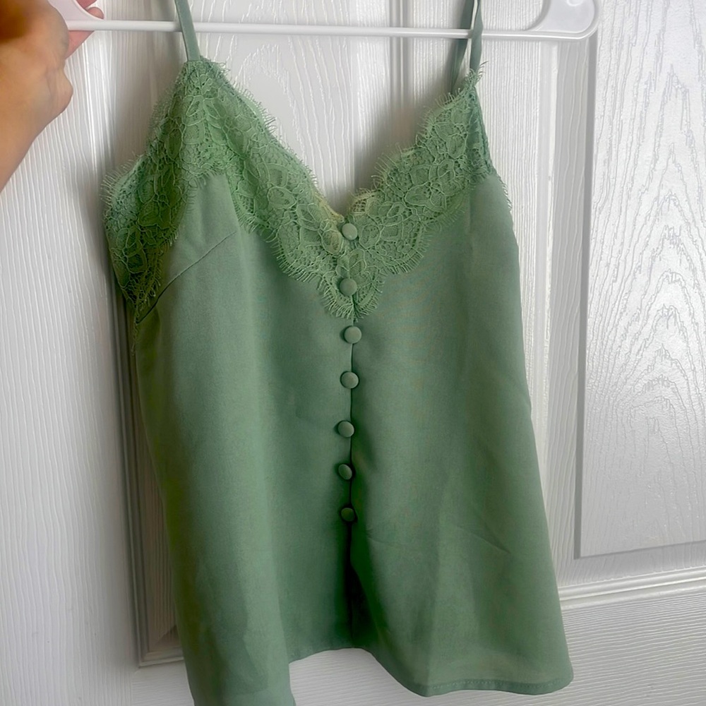 Lace tank top